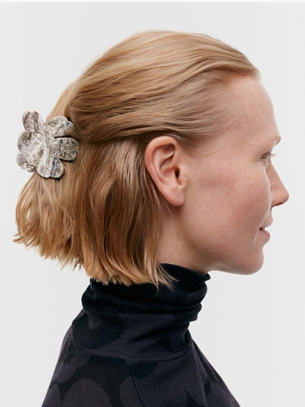 Marimekko Unikko Hair Clip Small - Gray